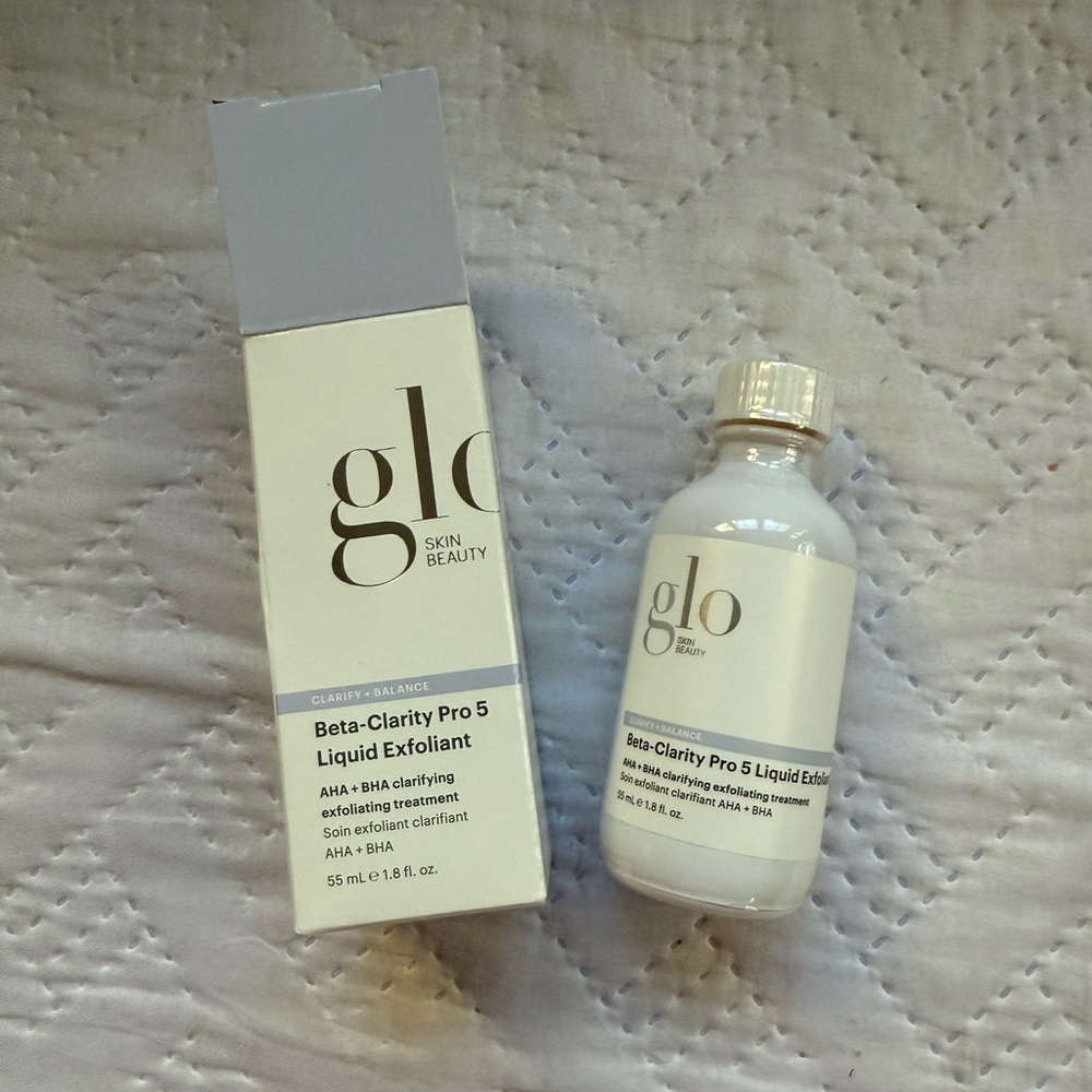 GLO SKIN BEAUTY Beta-Clarity Pro 5 Liquid Exfoliant AHA + BHA 1.8 oz NEW in Box